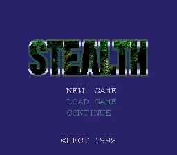 Stealth title screen