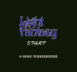 Light Fantasy title screen