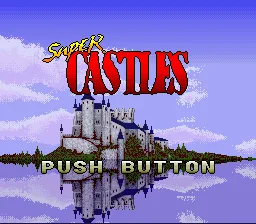 Super Castles title screen