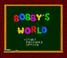 Bobby's World title screen