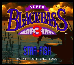 Super Black Bass 3 title screen