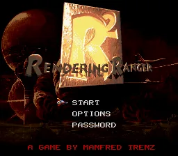 Rendering Ranger R2 title screen