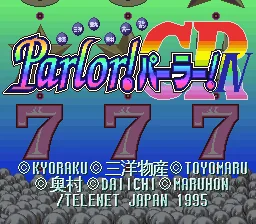Parlor! Parlor! IV CR title screen