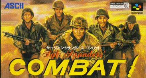 Backdrop artwork for Sgt. Saunders' Combat!