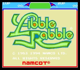Libble Rabble title screen