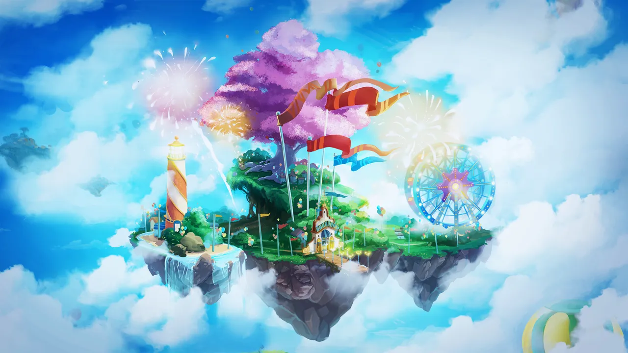 Backdrop artwork for Carnival Island