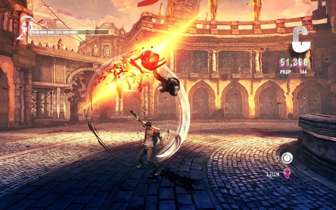 Backdrop artwork for DmC: Devil May Cry