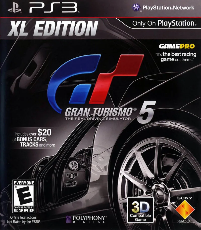 Gran Turismo 5: XL Edition box art