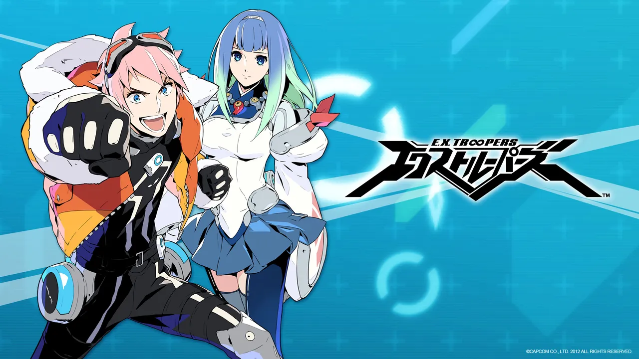 Backdrop artwork for E.X. Troopers