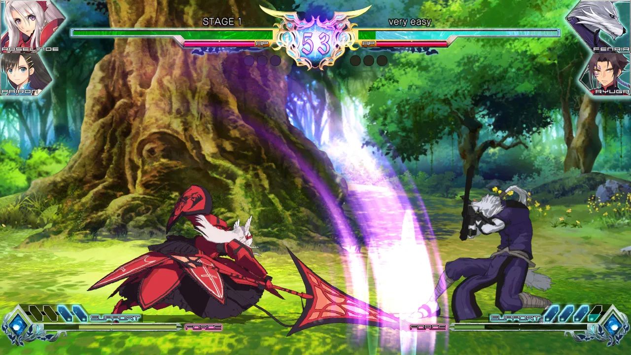 Backdrop artwork for Blade Arcus from Shining EX