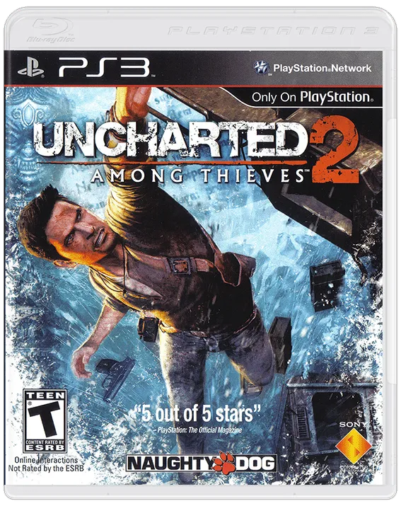 Uncharted 2: Among Thieves box art