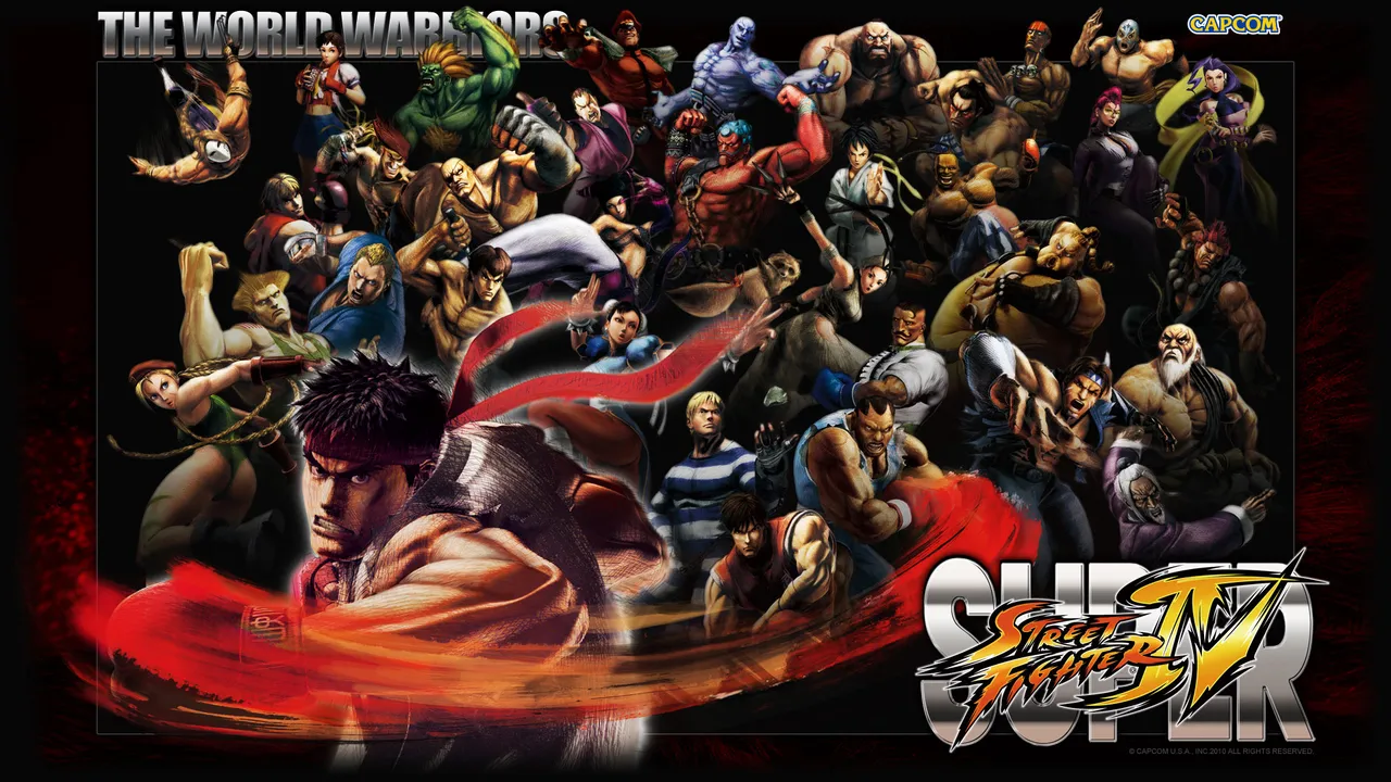 Backdrop artwork for Super Street Fighter IV