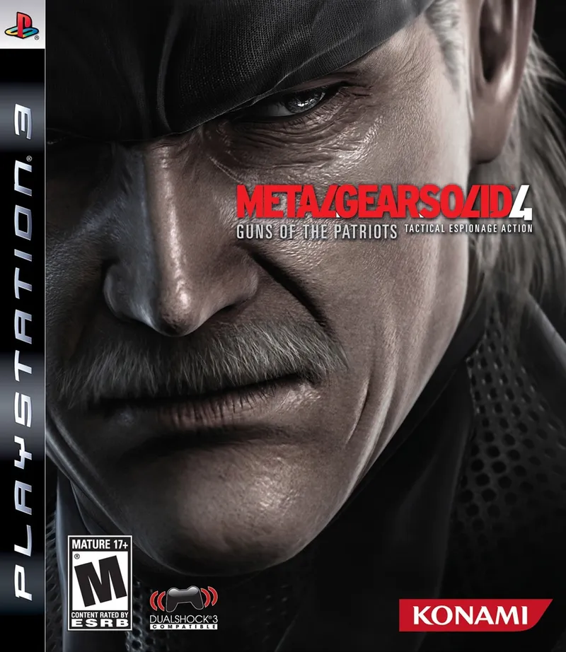 Metal Gear Solid 4: Guns of the Patriots box art