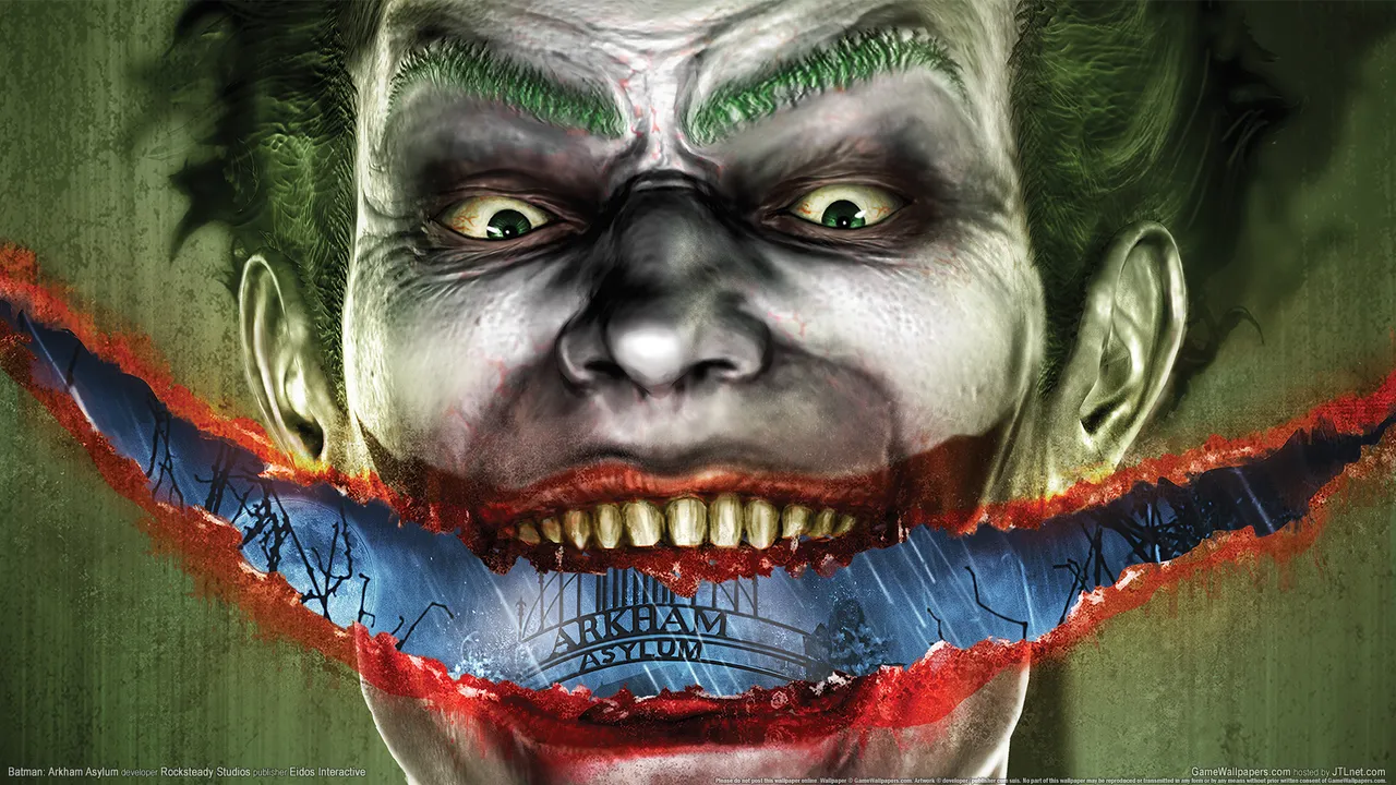 Backdrop artwork for Batman: Arkham Asylum
