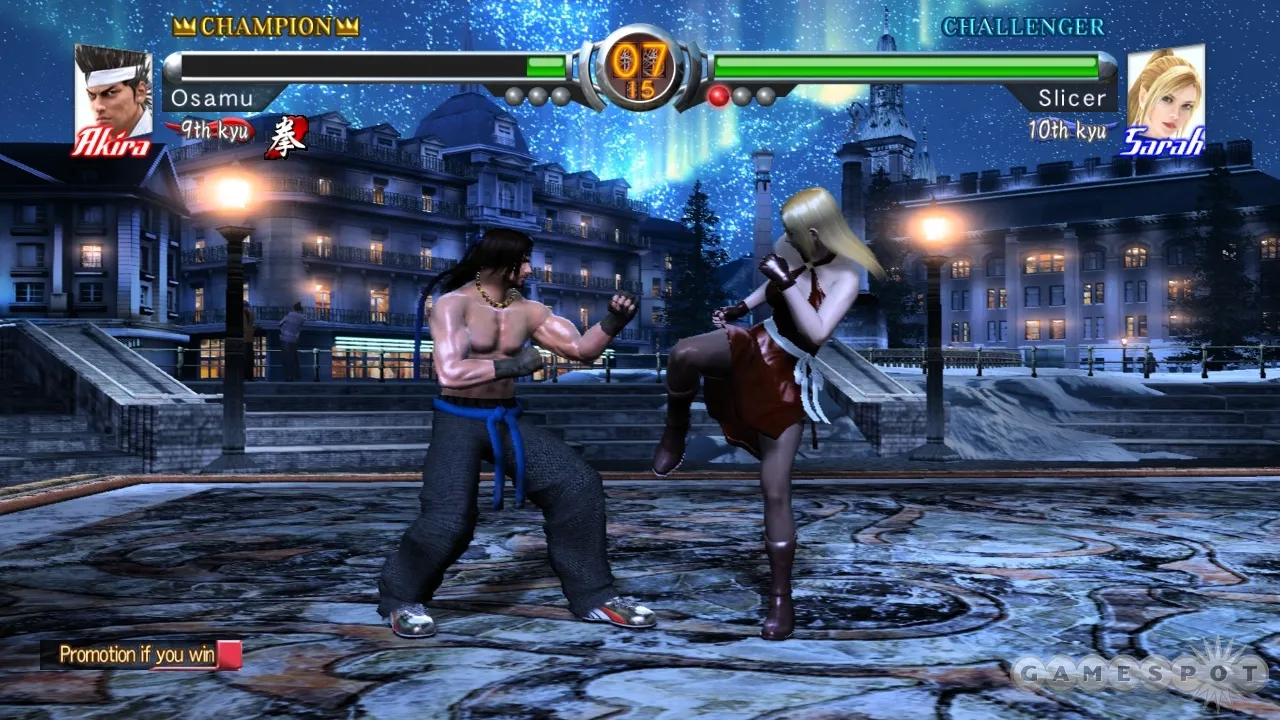 Backdrop artwork for Virtua Fighter 5
