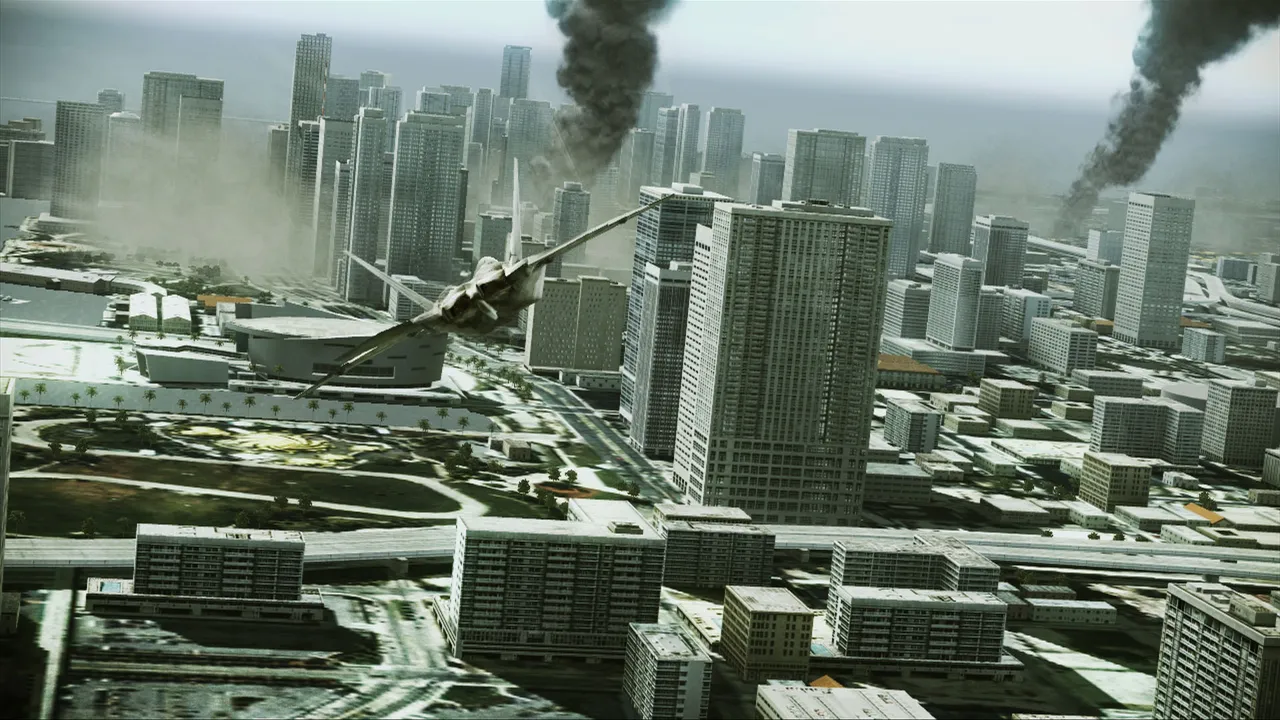 Backdrop artwork for Ace Combat: Assault Horizon
