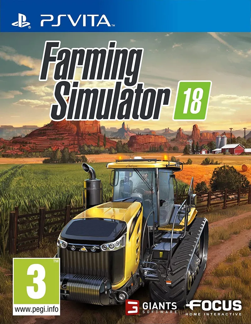 Backdrop artwork for Farming Simulator 18