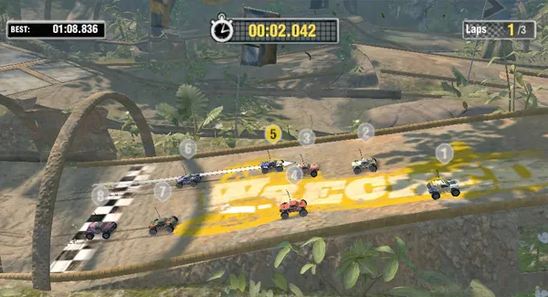 Backdrop artwork for MotorStorm RC