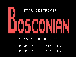 Backdrop artwork for Bosconian