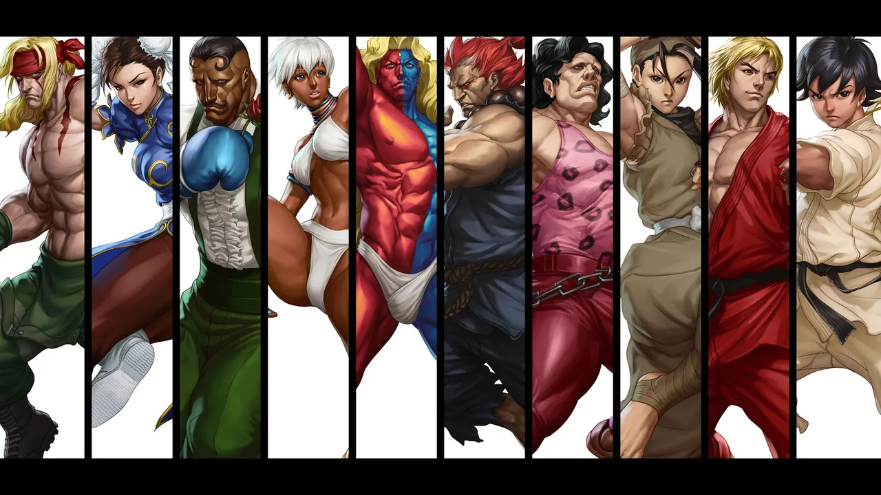 Backdrop artwork for Street Fighter III: 3rd Strike: Fight for the Future
