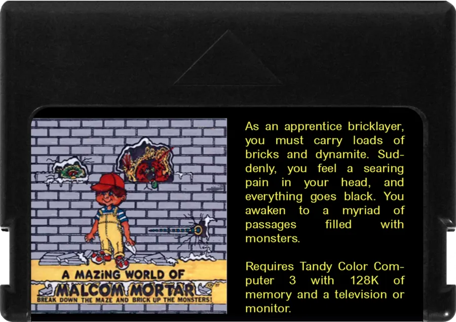 A Mazing World of Malcom Mortar cart