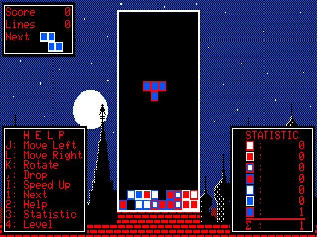 Backdrop artwork for Tetris