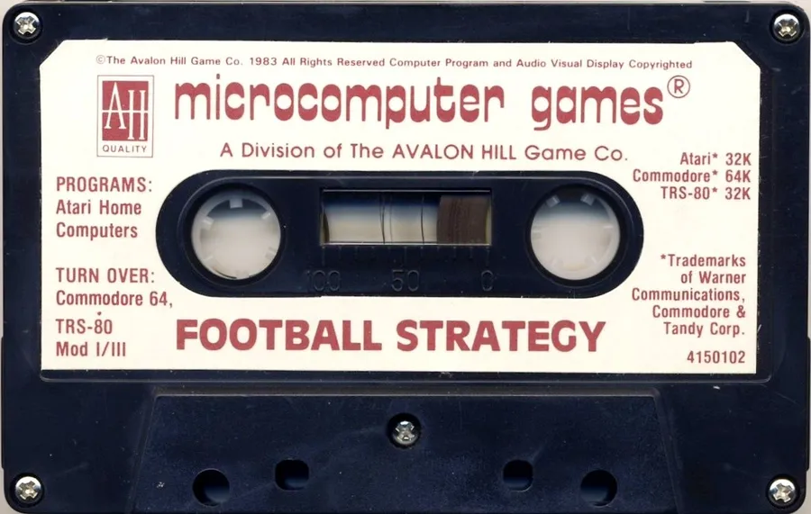 Computer Football Strategy cart