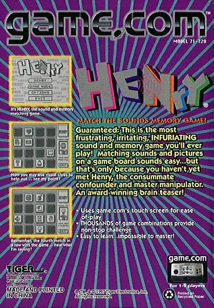 Henry box back