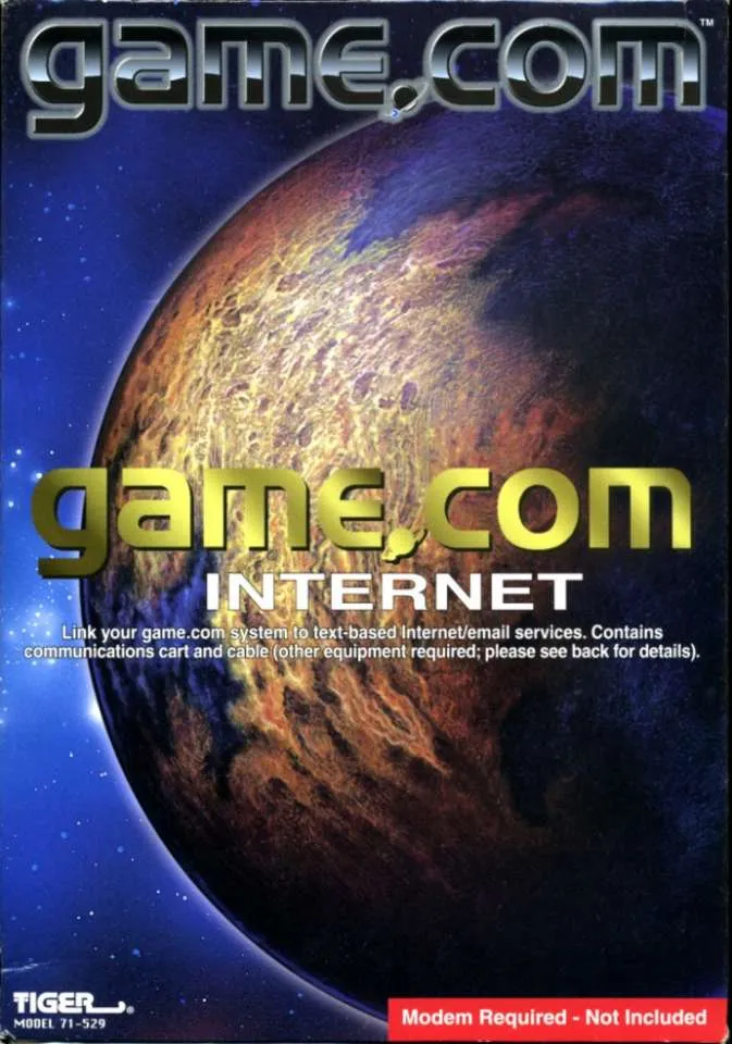 Game.com Internet box art