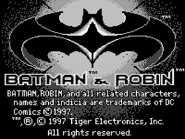 Batman & Robin screenshot