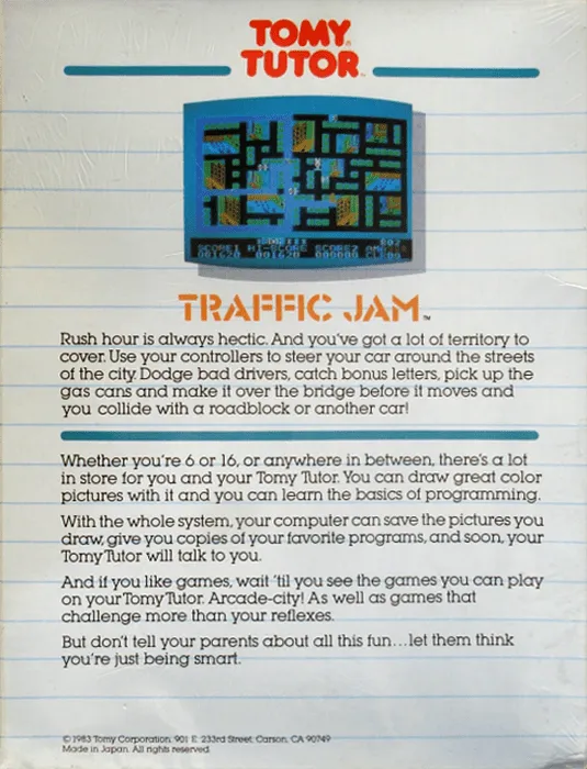 Traffic Jam box back