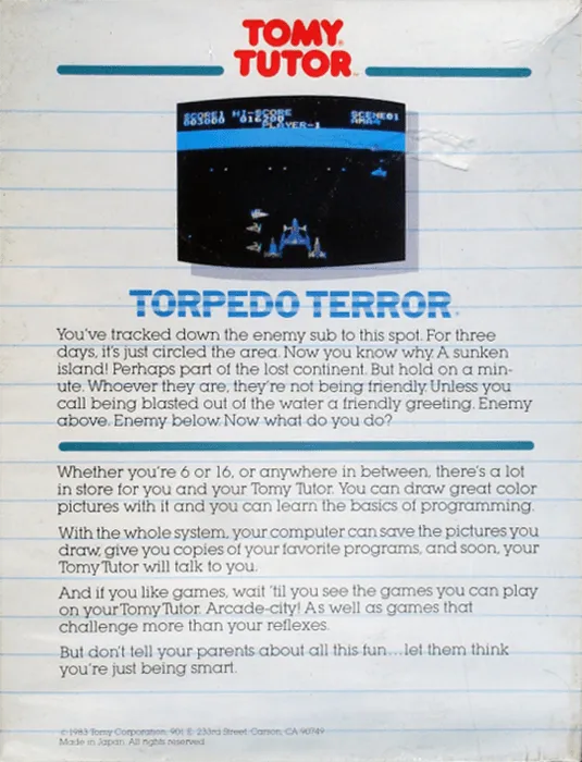 Torpedo Terror box back