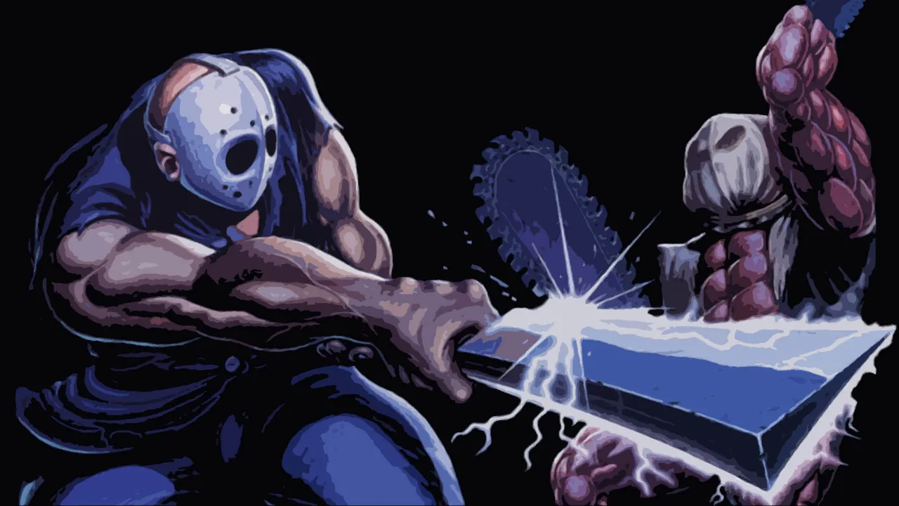 Backdrop artwork for Splatterhouse