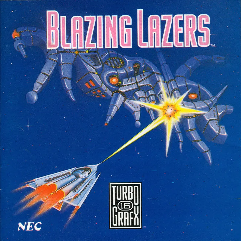 Blazing Lazers box art