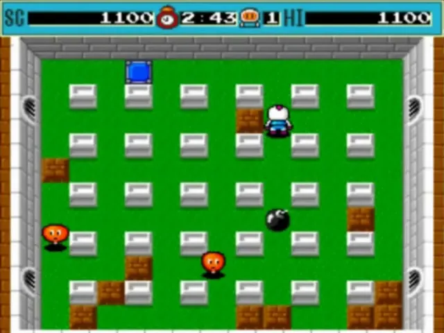 Backdrop artwork for Bomberman