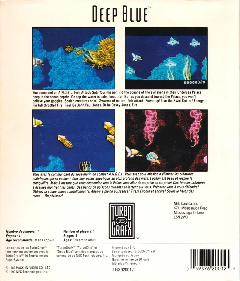 Deep Blue box back