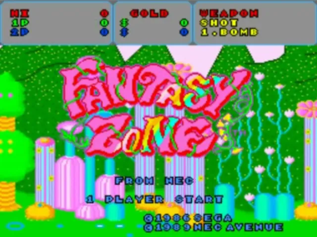 Fantasy Zone screenshot