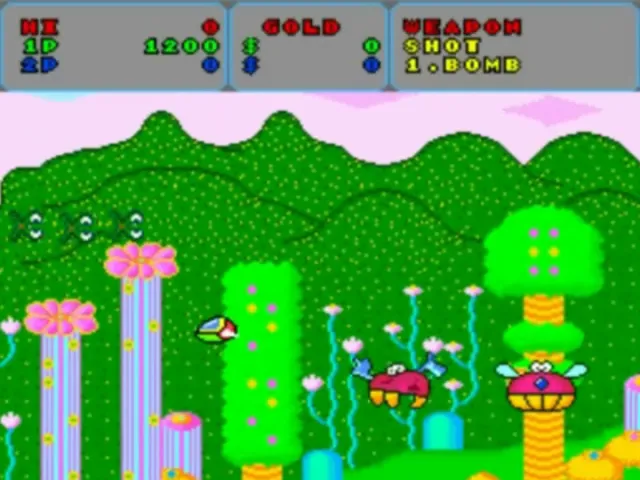 Backdrop artwork for Fantasy Zone