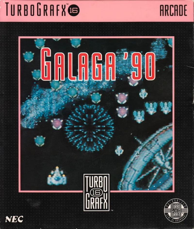 Galaga '90 box art