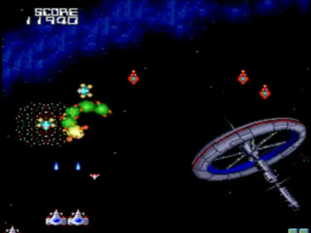 Backdrop artwork for Galaga '90