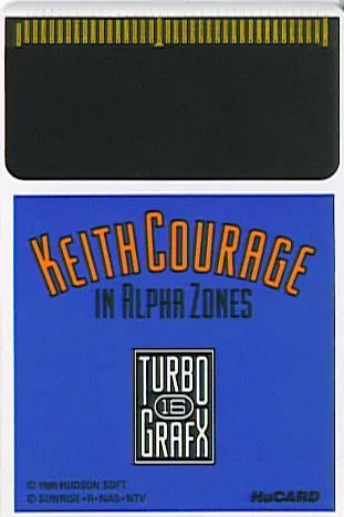 Keith Courage in Alpha Zones cart
