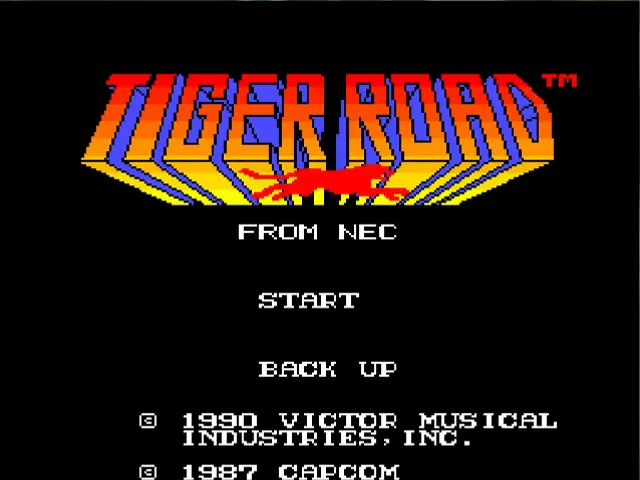 Tiger Road screenshot