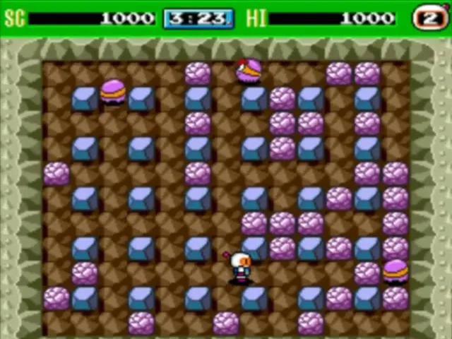 Backdrop artwork for Bomberman '93