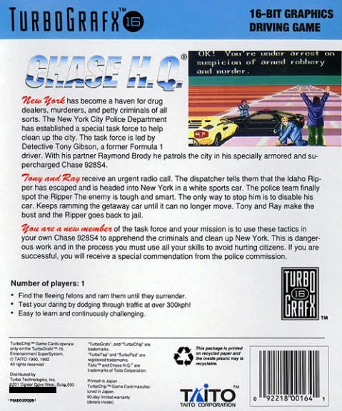 Chase H.Q. box back