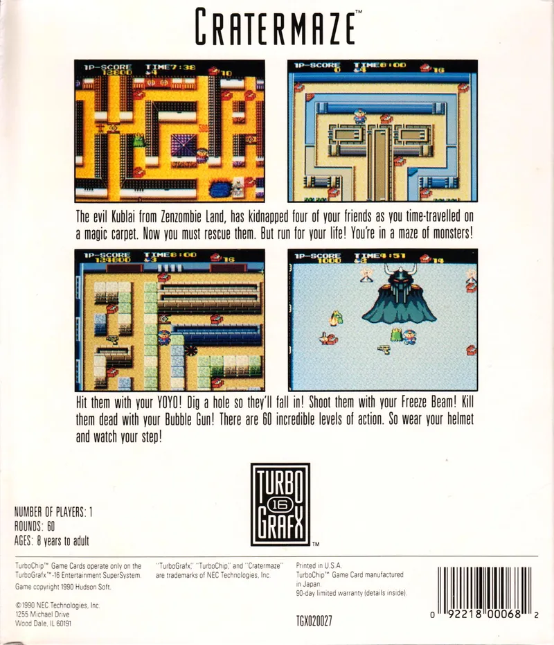 Cratermaze box back