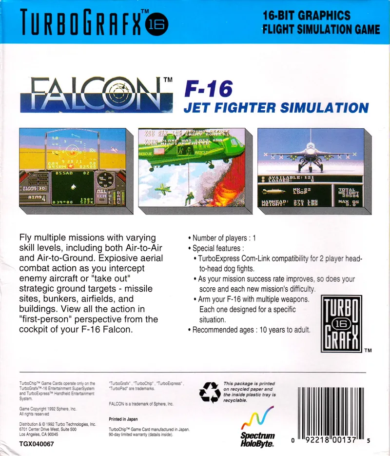 Falcon box back