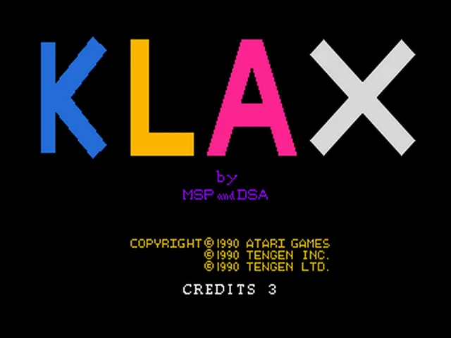 Klax screenshot