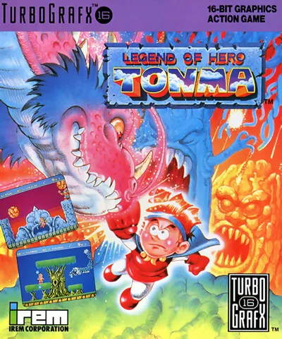 Legend of Hero Tonma box art