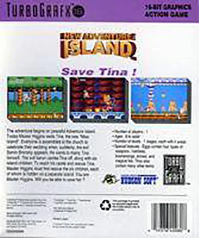 New Adventure Island box back