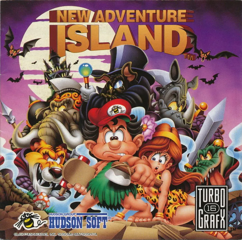 New Adventure Island box art